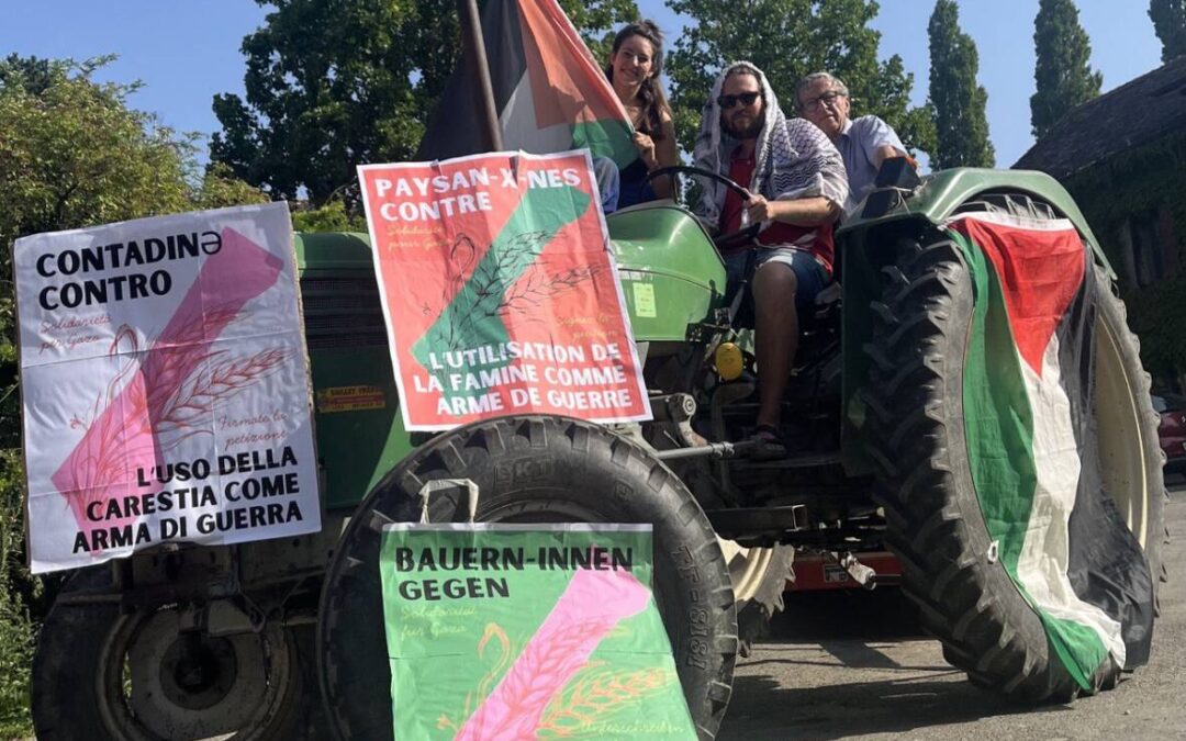 Pressemitteilung – Gaza: Schweizer Bäuerinnen und Bauern mobilisieren sich gegen den Einsatzvon Hungersnot als Kriegswaffe